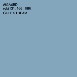 #83A6BD - Gulf Stream Color Image